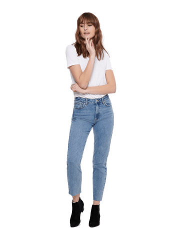 ONLY Jeans ONLEMILY regular/straight in Blau