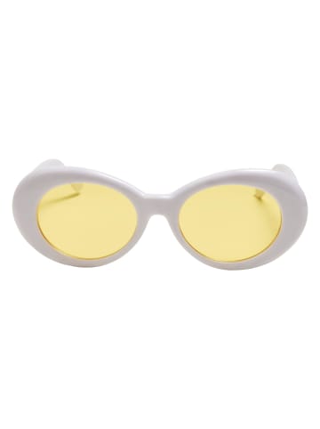 Urban Classics Urban Classics Unisex 2 Tone Sunglasses in wht/yel