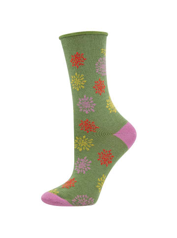 ewers Socken GOTS Blumen in lichen