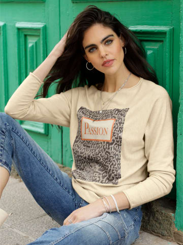 Heine Pullover in sand-meliert