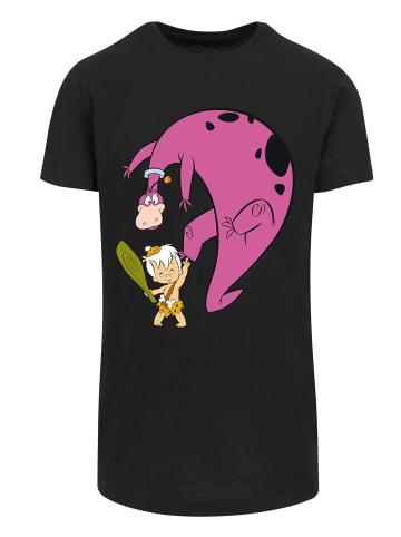 F4NT4STIC T-Shirt Die Familie Feuerstein Bamm Bamm And Dino in schwarz