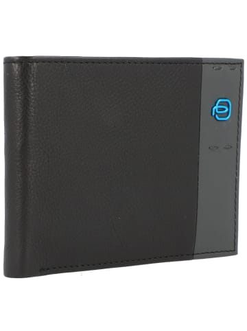 Piquadro Pulse Geldbörse Leder 13 cm in schwarz