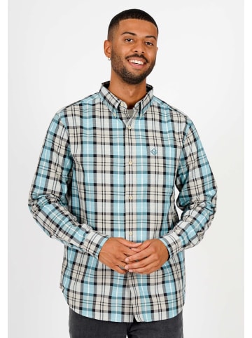 HONESTY RULES Shirt " Basic Check " in arctic-blue