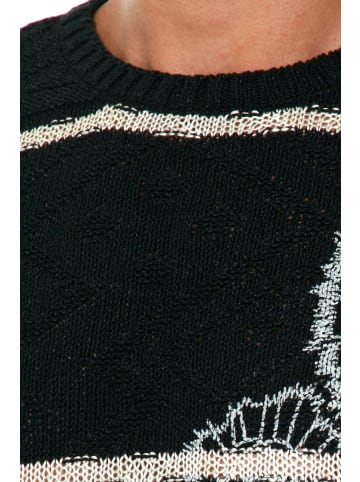 FIOCEO Pullover in schwarz