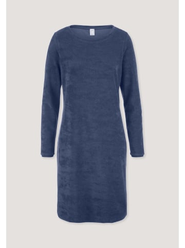 Hessnatur Frottee Nachthemd in indigo blau