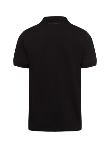 Karl Lagerfeld Poloshirt in schwarz