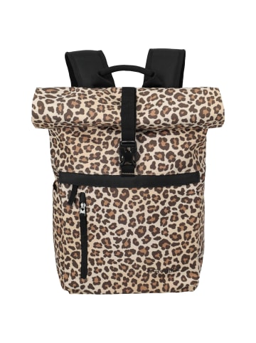 travelite Basics Rollup - Rucksack 60 cm (ice blue) in leopard