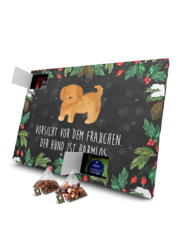 Mr. & Mrs. Panda Advents-Teekalender Hund Flauschig mit Spruch in Kreidetafel