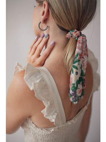 Hey Happiness Creolen Gedreht Edelstahl in Silber - (D) 3 cm