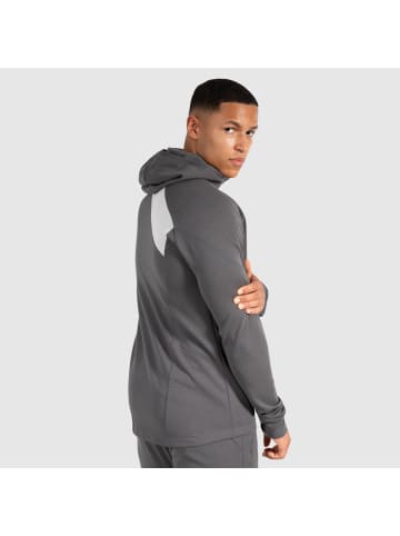 SMILODOX Zip Hoodie Maison in Dunkelgrau