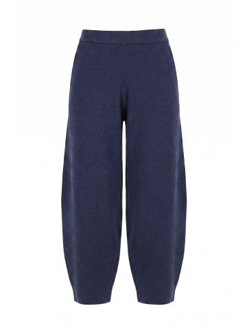 Ulla Popken Schlupfhose in marine-melange