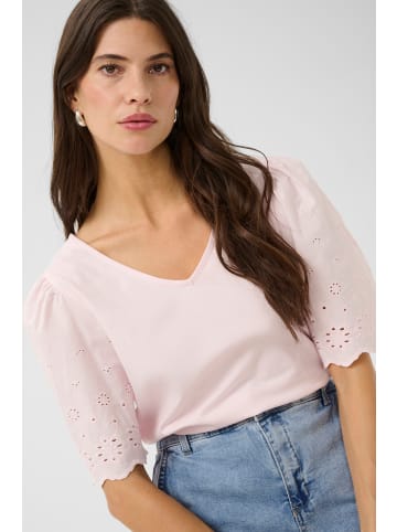 Cream T-shirt CRDaye Regular fit in Barely Pink