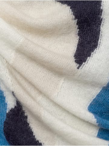 comma Pullover in beige blau - 0001