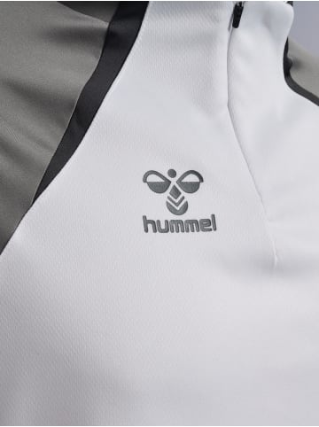 Hummel Trainingsjacke "Lead 2.0 Half Zip" in Weiß