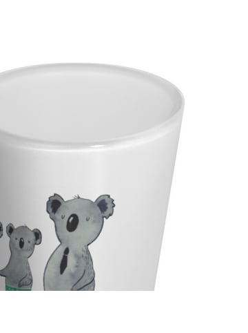Mr. & Mrs. Panda Schnapsglas Koala Familie zwei ohne Spruch in Transparent