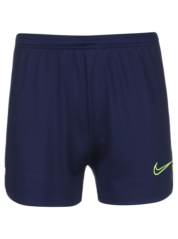 Nike Performance Funktionsshorts Academy 21 Dry in blau / neongrün