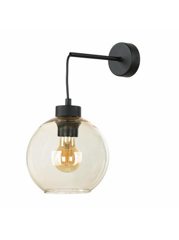 Licht-Erlebnisse Wandlampe (B)28 x (H)30 cm in Schwarz Bernstein