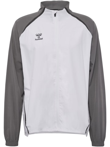 Hummel Reißverschluss Jacke Hmllead Herren in WHITE/STEEL GRAY