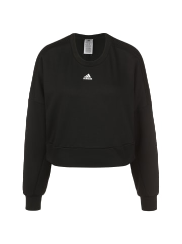 adidas Performance Trainingspullover Studio Loose in schwarz / weiß