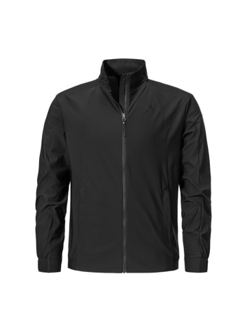 Schöffel Strickjacke "Jersey Jk Style Calmay MEN" in black