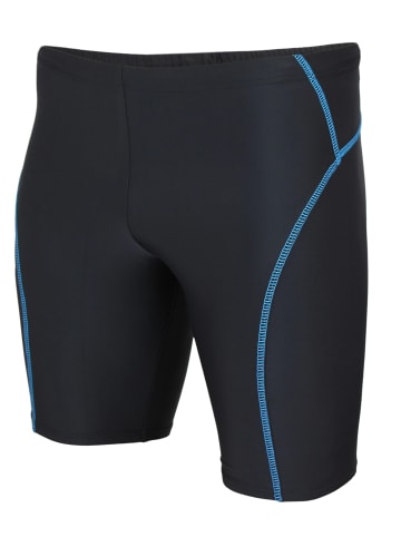 Aquarti Aquarti Herren Badehose Knielang Schwimmhose Jammer in schwarz/blau