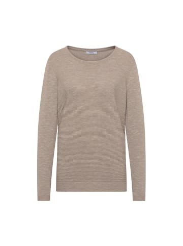 Cecil Pullover in toffee cream heather melange