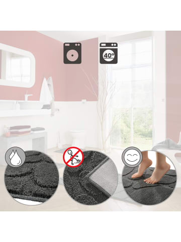 REDBEST Badematte Jacox in anthrazit