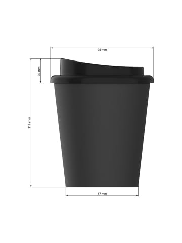 elasto Bio-Kaffeebecher "Premium" small in aprikose