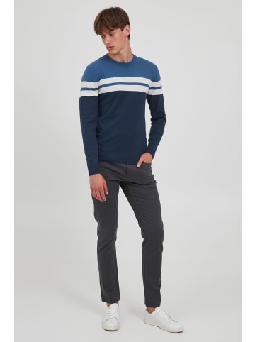 BLEND Strickpullover BHNarius in Mittelblau