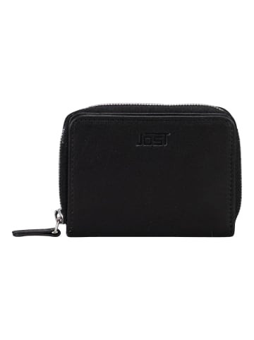 Jost Odense Geldbörse RFID Schutz Leder 10 cm black