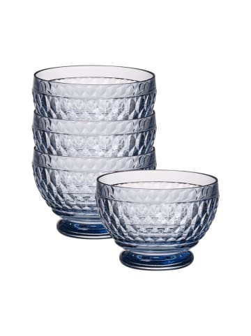 Villeroy & Boch 4er Set Dessertschalen Boston Coloured in – ø 11,7 cm in Blau