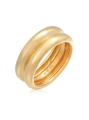 Elli Ring 925 Sterling Silber Ring Set in Gold