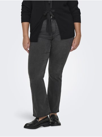 ONLY Carmakoma Flared fit jeans in Dark Grey Denim