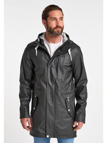 ICEBOUND Herren Regenmantel in Schwarz