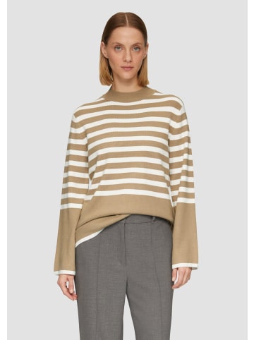 s.Oliver BLACK LABEL Strickpullover langarm in Braun
