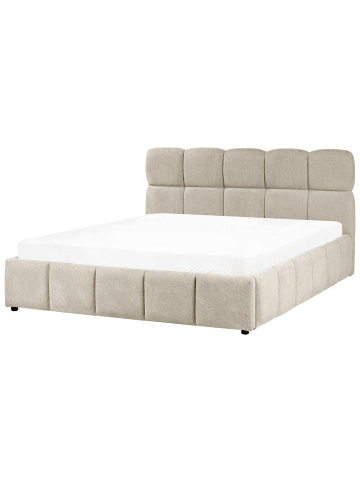 Beliani 2-tlg Doppelbett NOYON in Beige