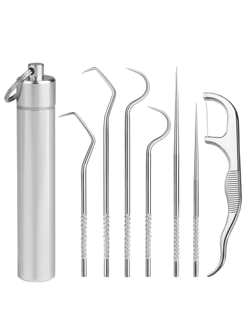 Paloma Beauties Zahnhygiene-Set aus Edelstahl in Silber
