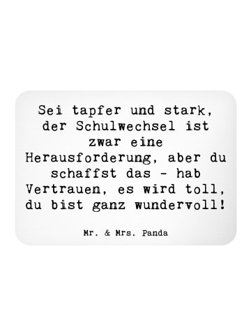 Mr. & Mrs. Panda magnet für kühlschrank Spruch Einen Schulwechse... in Weiß