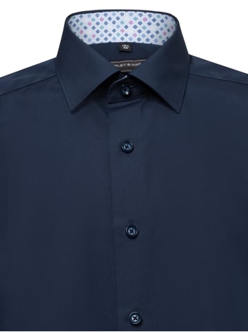 Finshley & Harding Businesshemd in marine