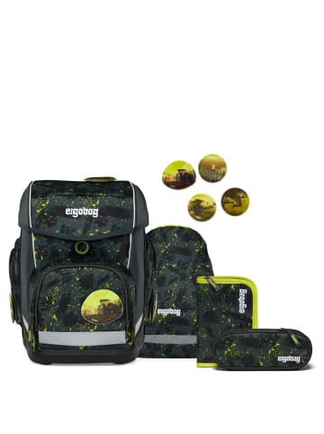 Ergobag Cubo - Schulranzen Set 5tlg. Modell 2025 (SpitzenreitBär) in MähdreschBär