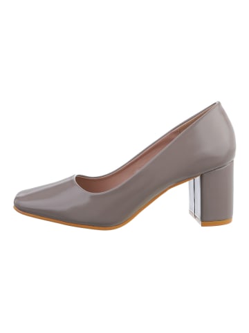 Ital-Design Pump in Grau und Braun