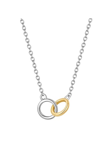 Glanzstücke München Kette aus Sterling Silber in silber/gelbgold