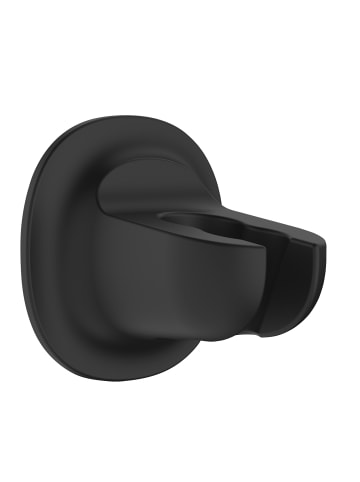 Wenko Brausehalter, Befestigung ohne bohren in Schwarz, (B) 6 x (H) 7 x (L) 7 cm