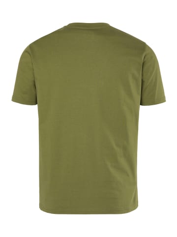 Men Plus Kurzarm T-Shirt in khaki grün