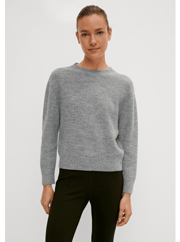 Comma CI Pullover langarm in Grau