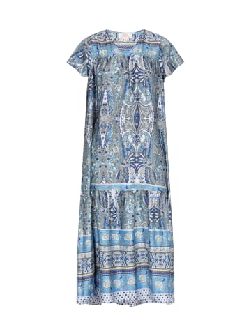 usha FESTIVAL Damen Kleid in Blau Mehrfarbig
