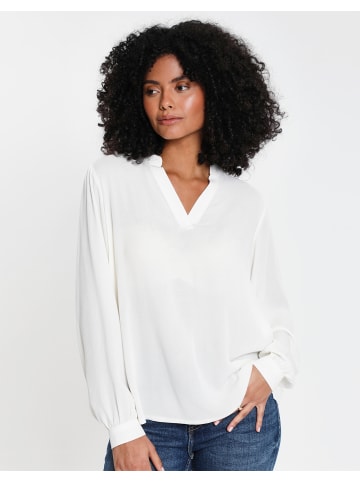 Threadbare Blusenshirt THB Catheryn V Neck Blouse in Weiß