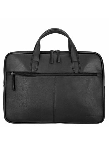 D&N Business Line - Aktentasche 40 cm Leder (black) in schwarz