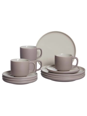 Ritzenhoff & Breker 12er Set Kaffeeservice Jasper in taupe