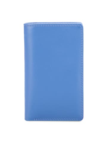 MYWALIT Geldbörse RFID Schutz Leder 8 cm viola